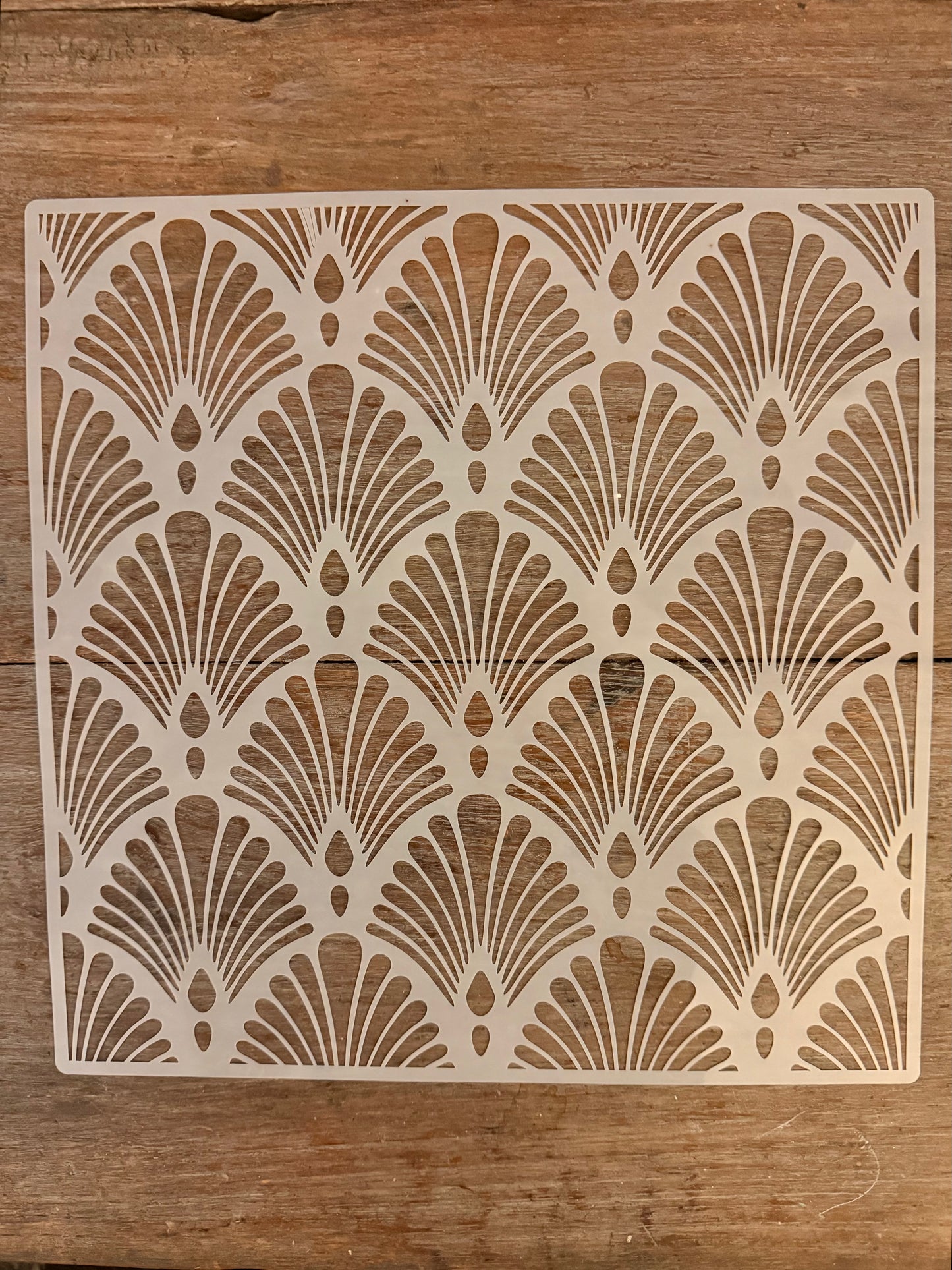 Stencil-Art Deco Fans 1