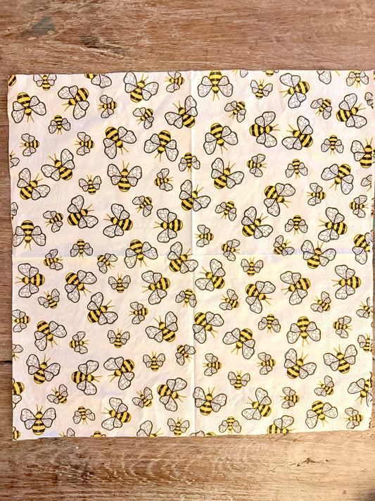 Napkin-Honey Bee