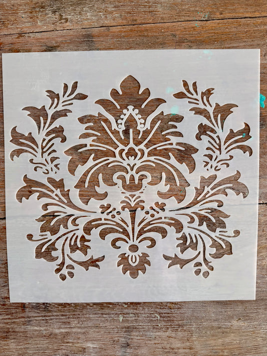 Stencil-Chateau Flourishes