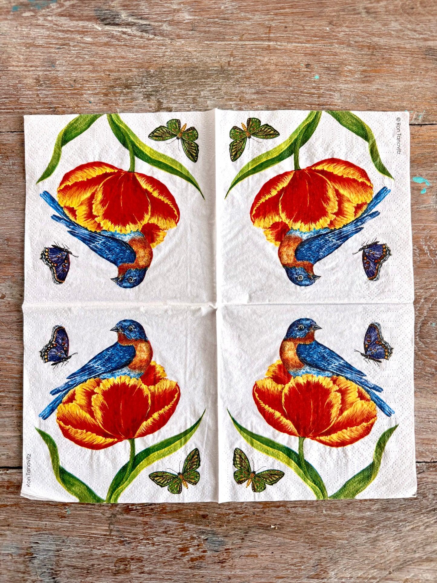 Designer Napkin-Tulip Nest