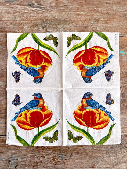 Designer Napkin-Tulip Nest
