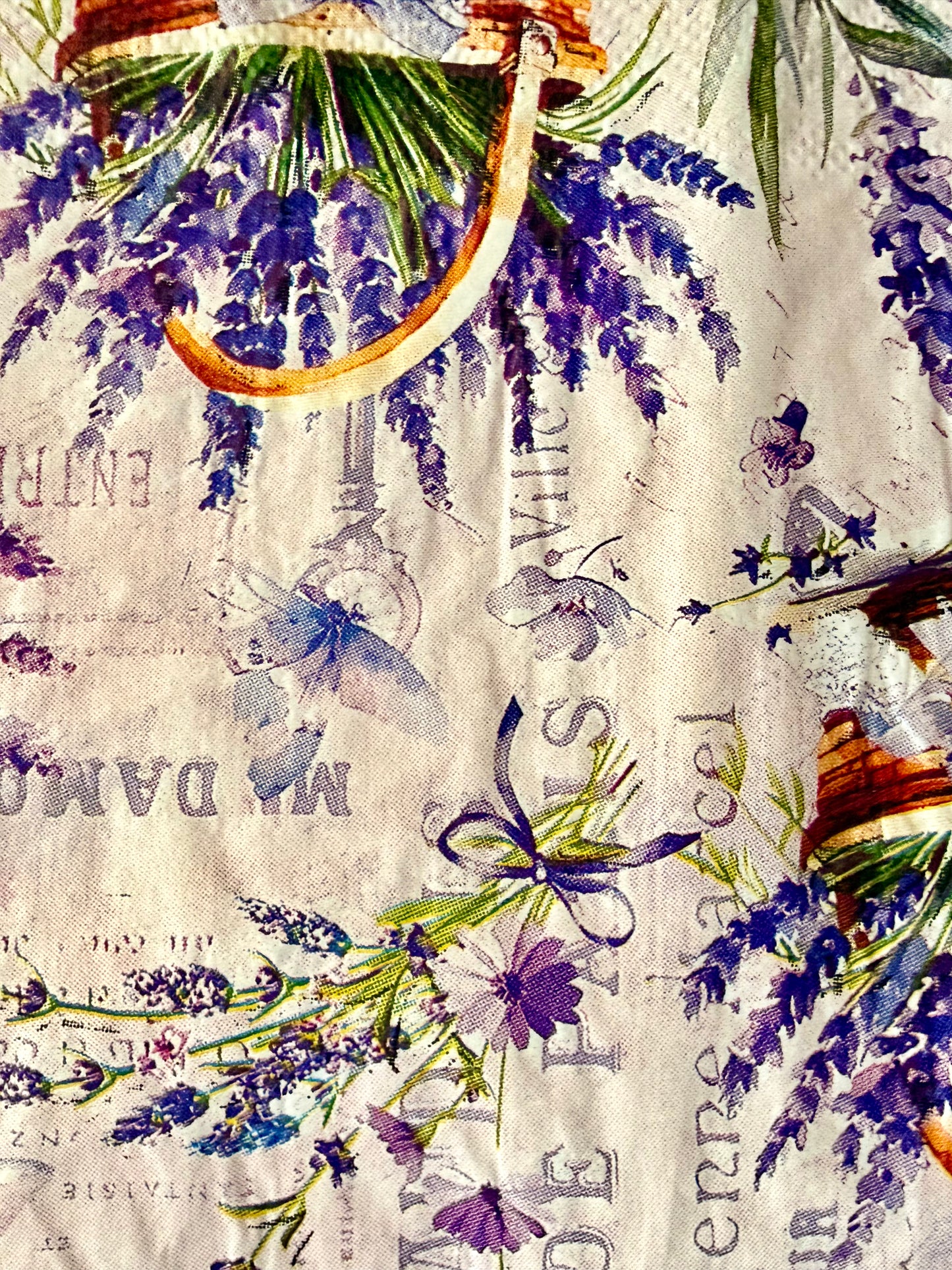 Napkin-Lavender delights