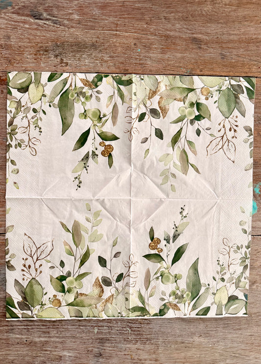 Napkin Tissue- Leafy Vines