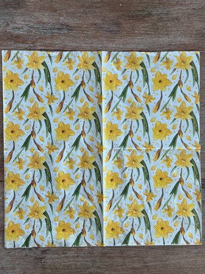 Napkin-Daffodils