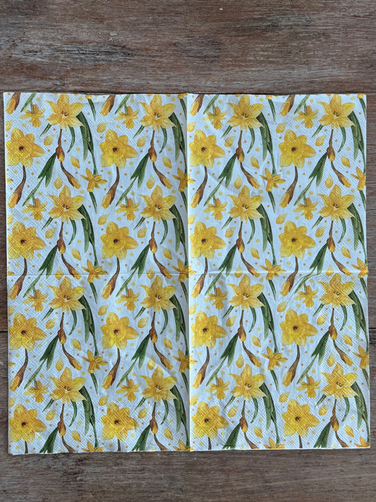 Napkin-Daffodils