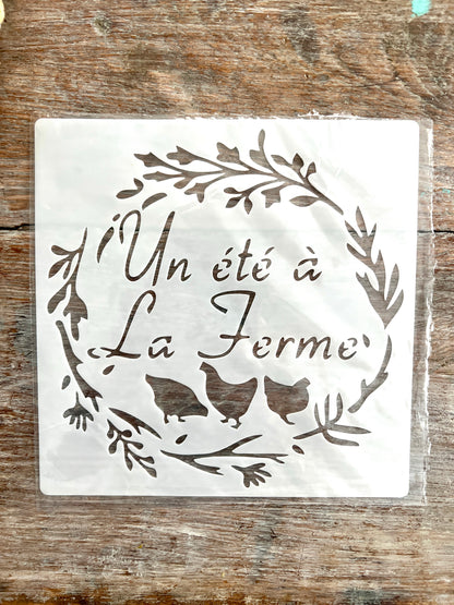 Stencil La Ferme