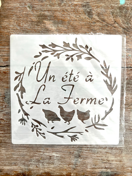 Stencil La Ferme