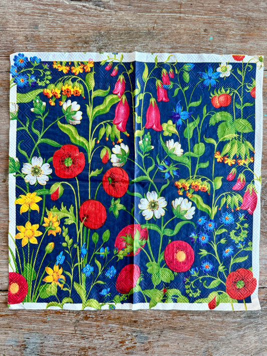 Designer Napkin-Cloister Garden