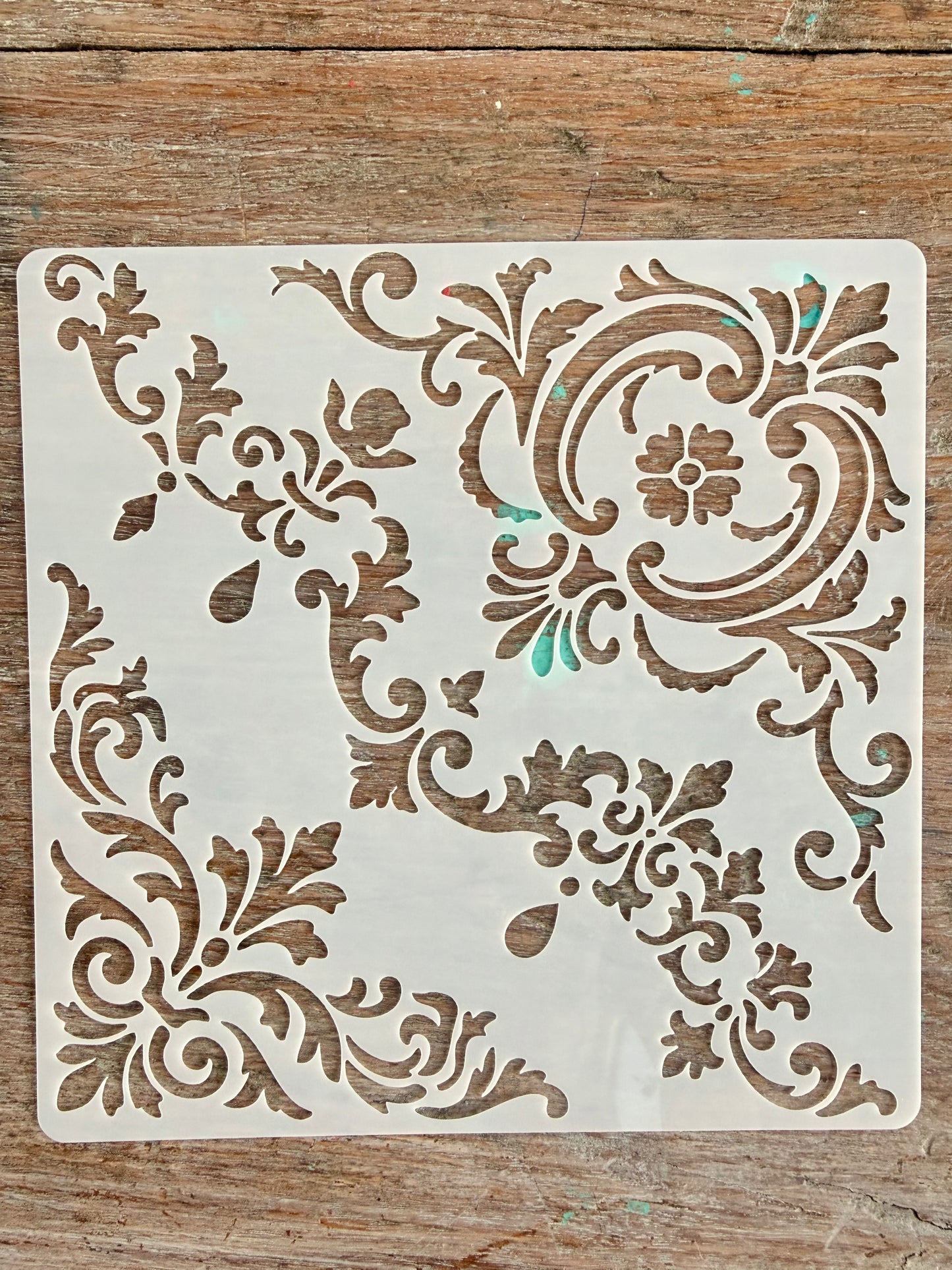Stencil-French scrolls&corners