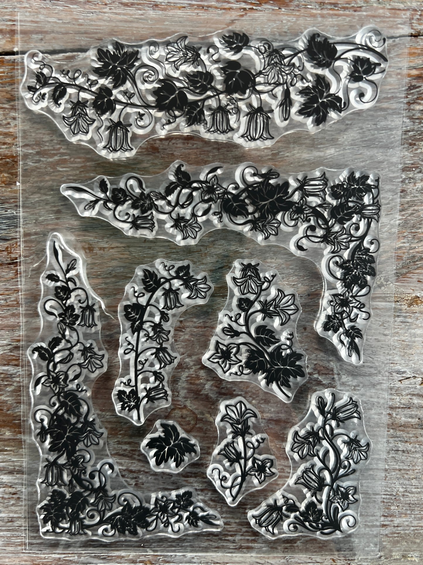 Stamp-Floral Vines