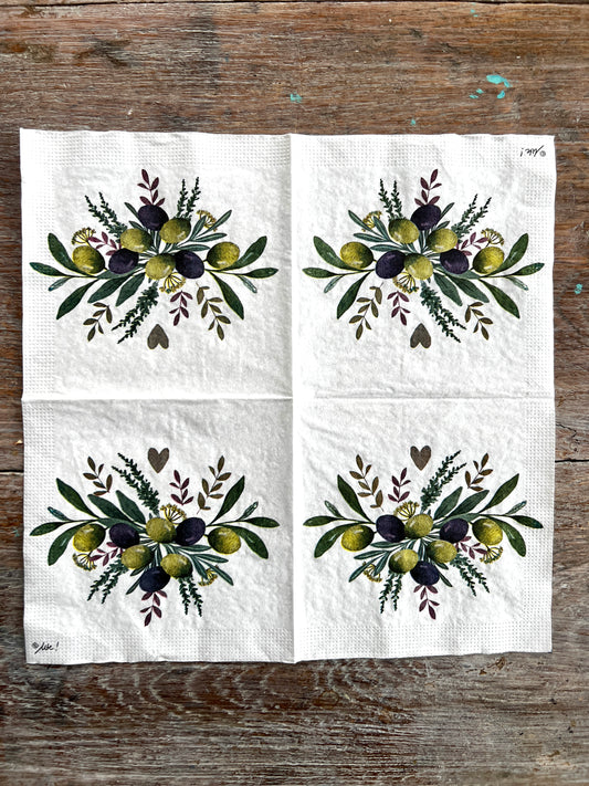 Napkin Tissue-Olives