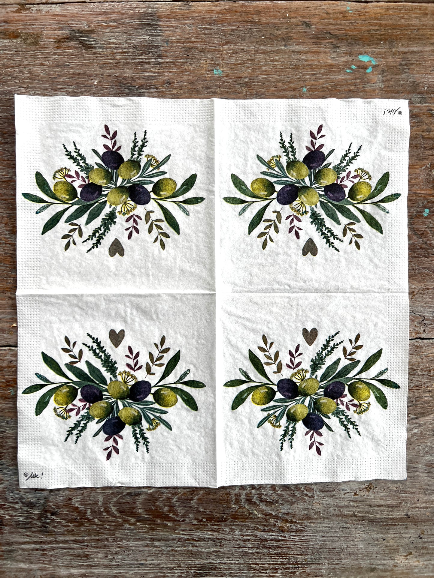 Napkin Tissue-Olives