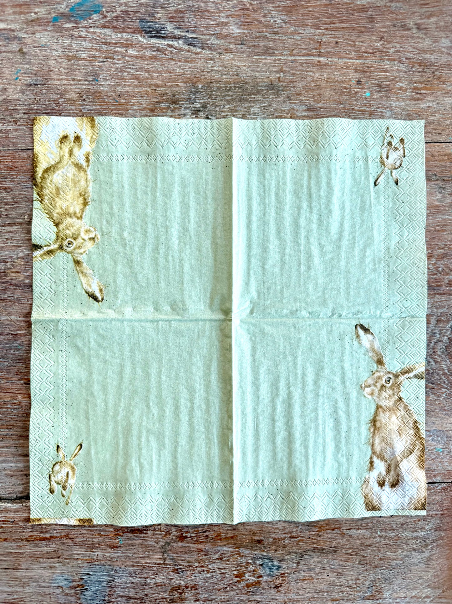 Designer Napkin-Hare