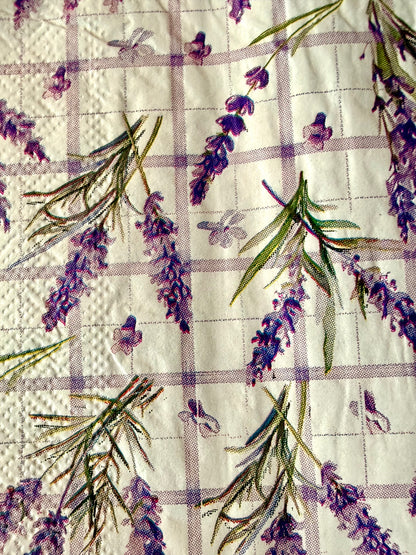 Napkin-Lavender delights