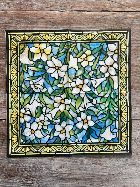 Napkin Stained Glass