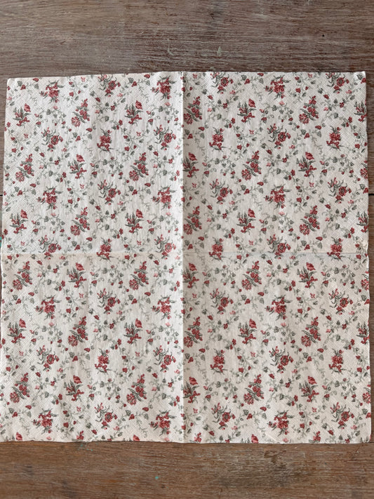 Napkin-Rose Dance-French Collection