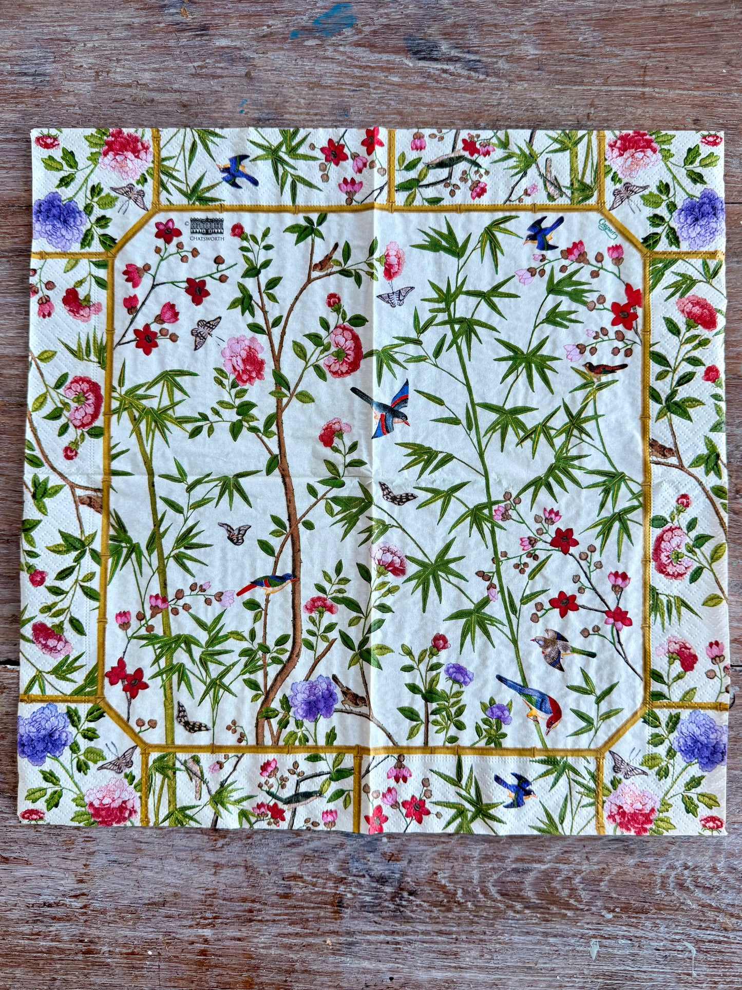 Designer Napkin-China Wallpaper