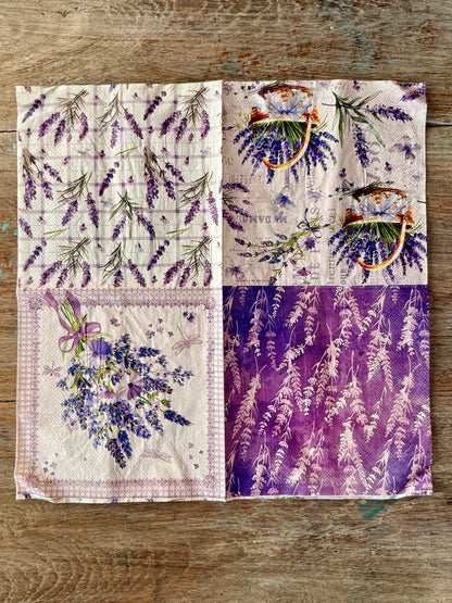 Napkin-Lavender delights