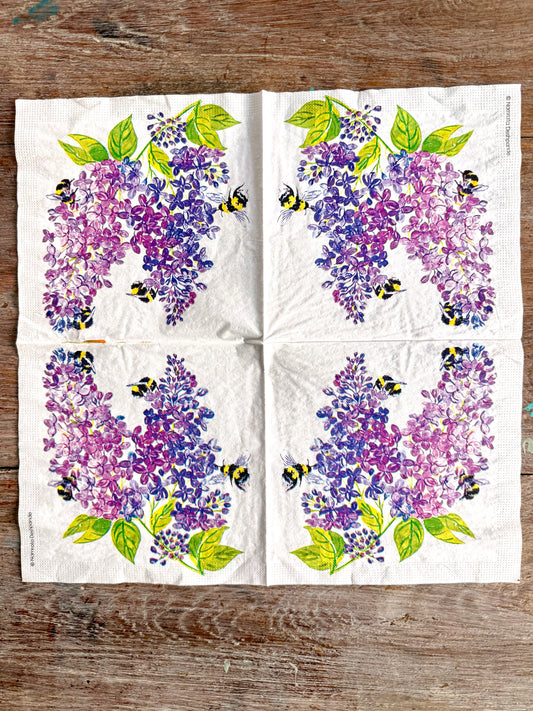 Designer Napkin-All Abuzz-Large