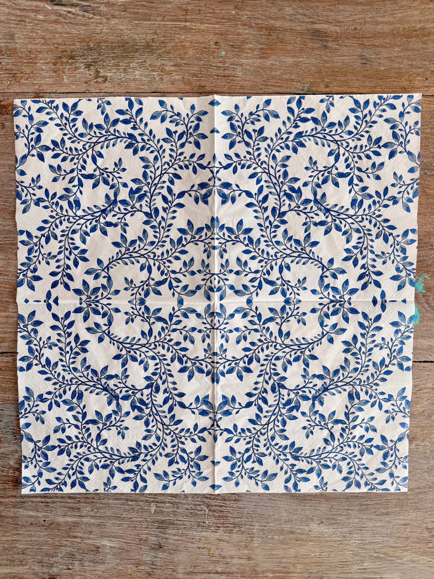 Napkin- Blue Vine
