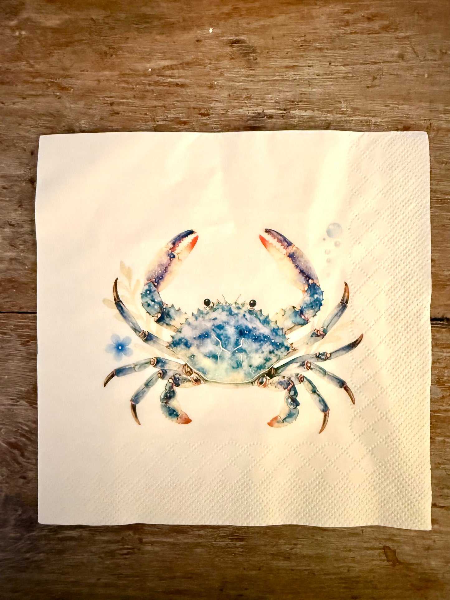 Napkin-Blue Crab