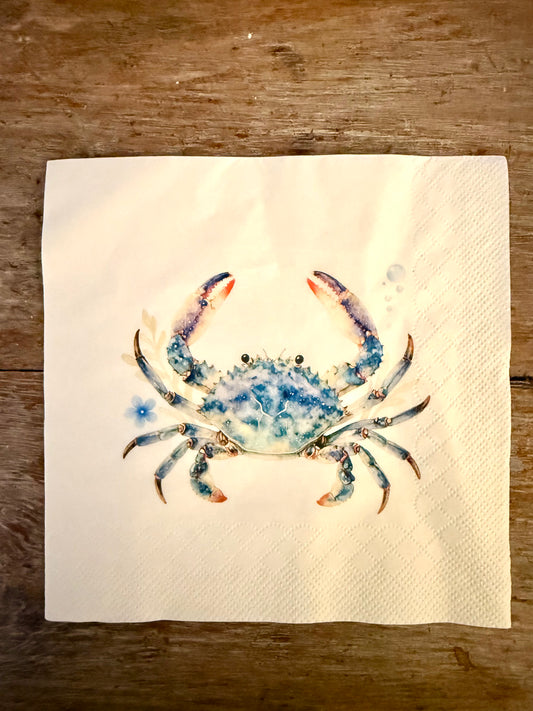 Napkin-Blue Crab