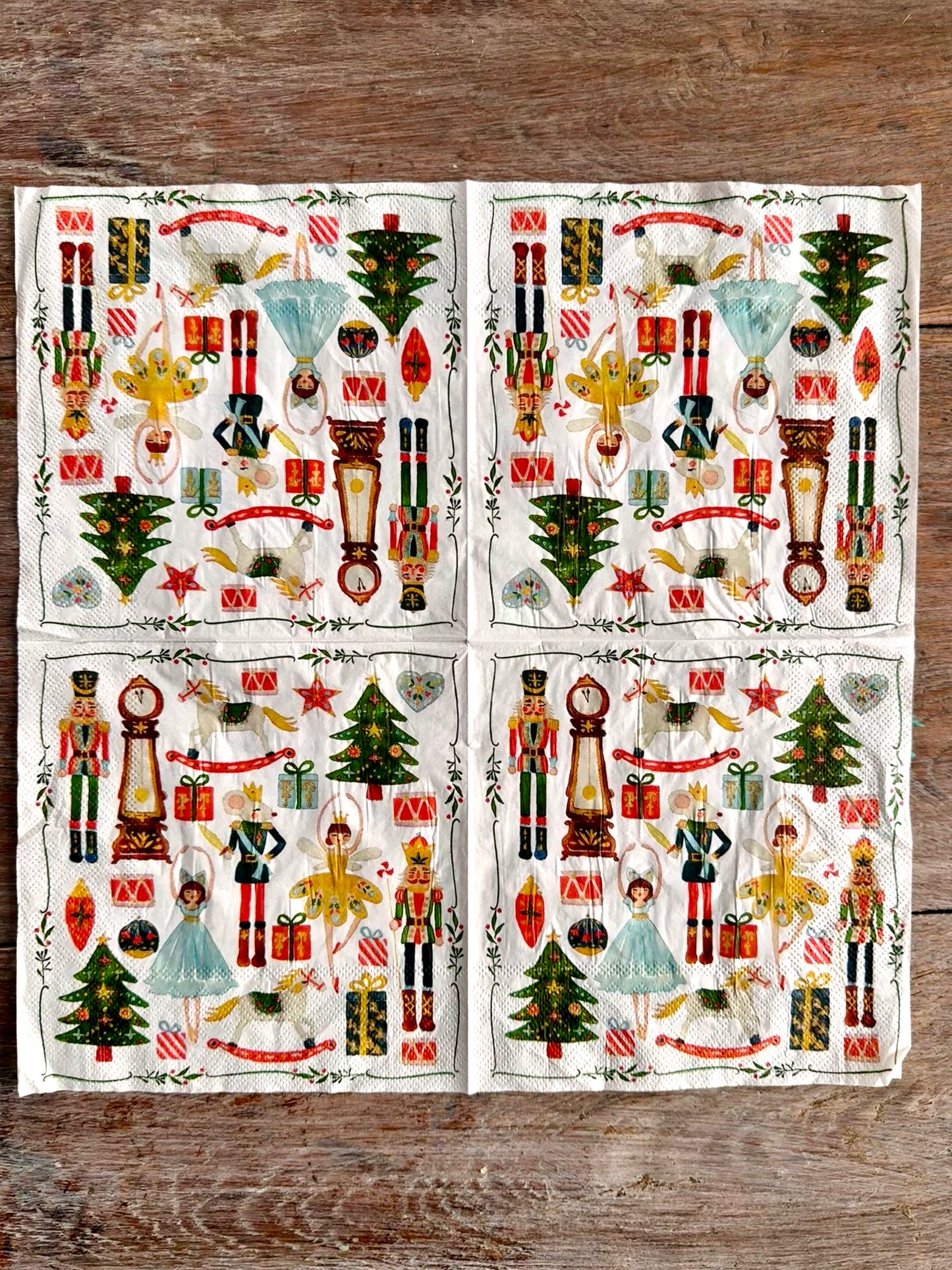 Napkin-Nutcracker Christmas
