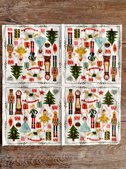 Napkin-Nutcracker Christmas