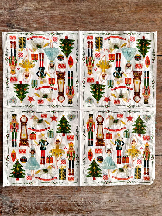 Napkin-Nutcracker Christmas