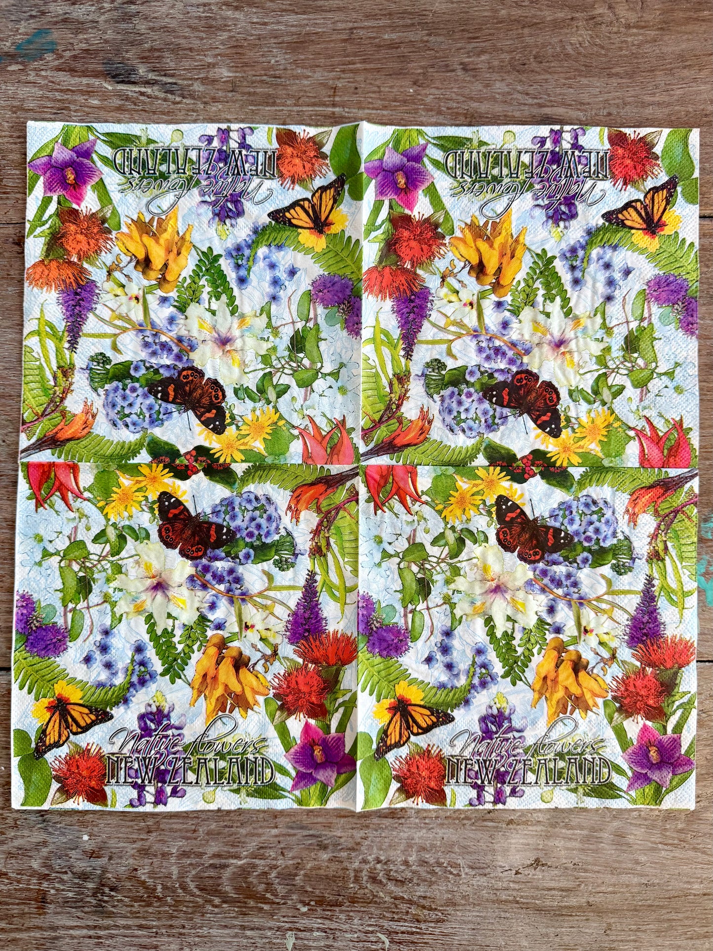 Napkin-NZ Native Flora