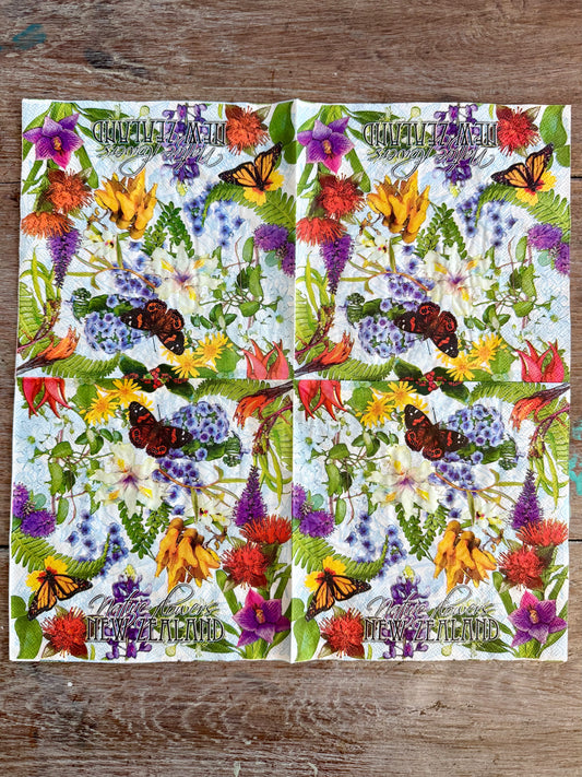 Napkin-NZ Native Flora
