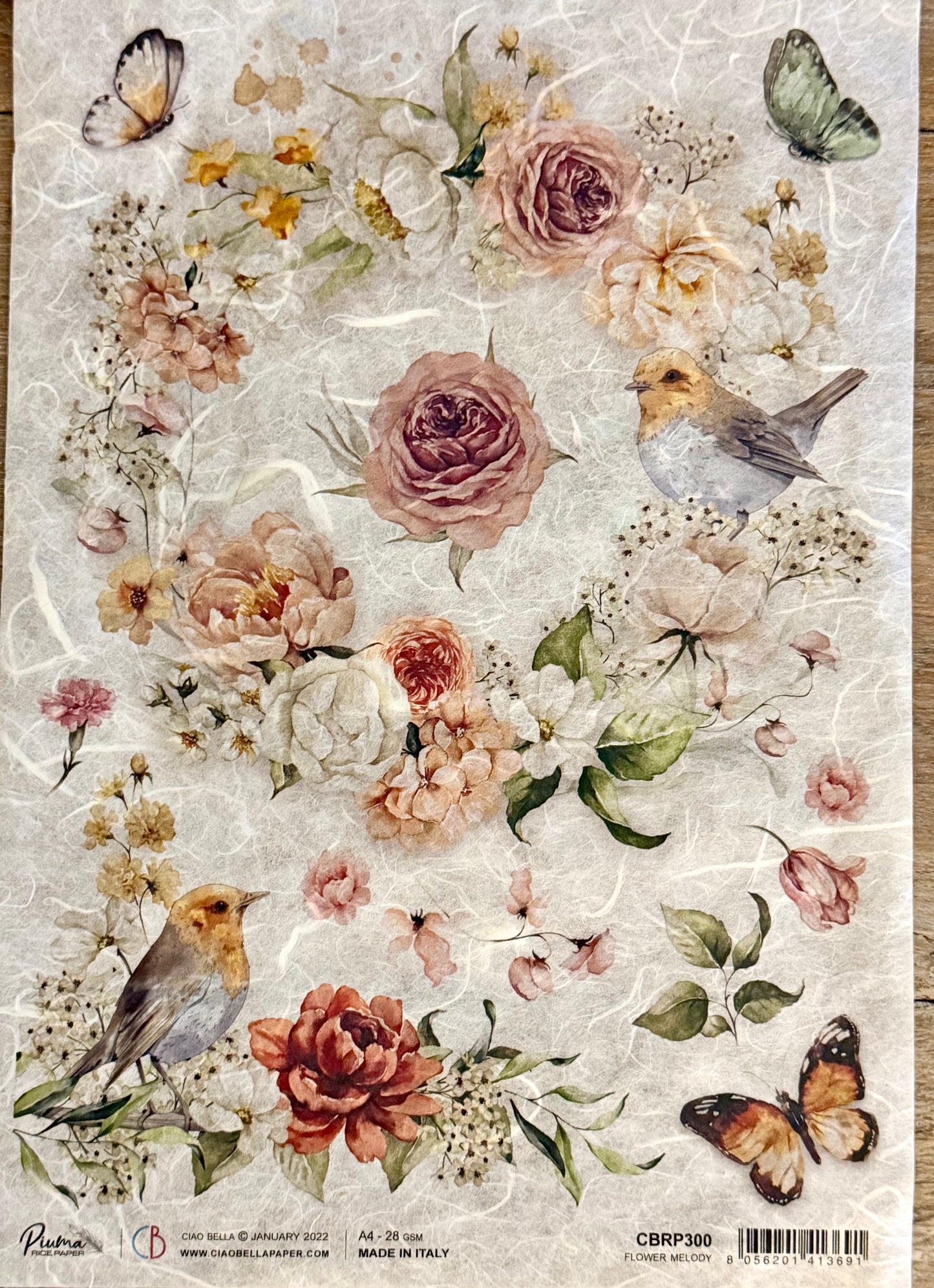 Rice paper-Flower Melody