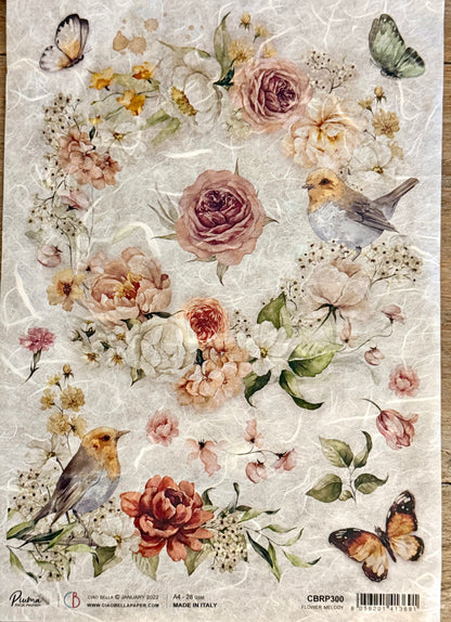 Rice paper-Flower Melody