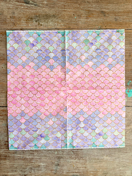 Napkin Mermaid Scales