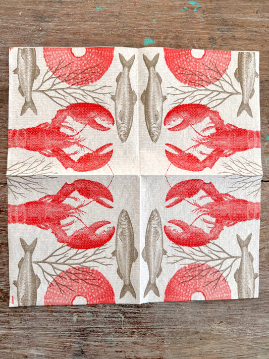Linen tex Napkin- UnderwaterWorld French Collection