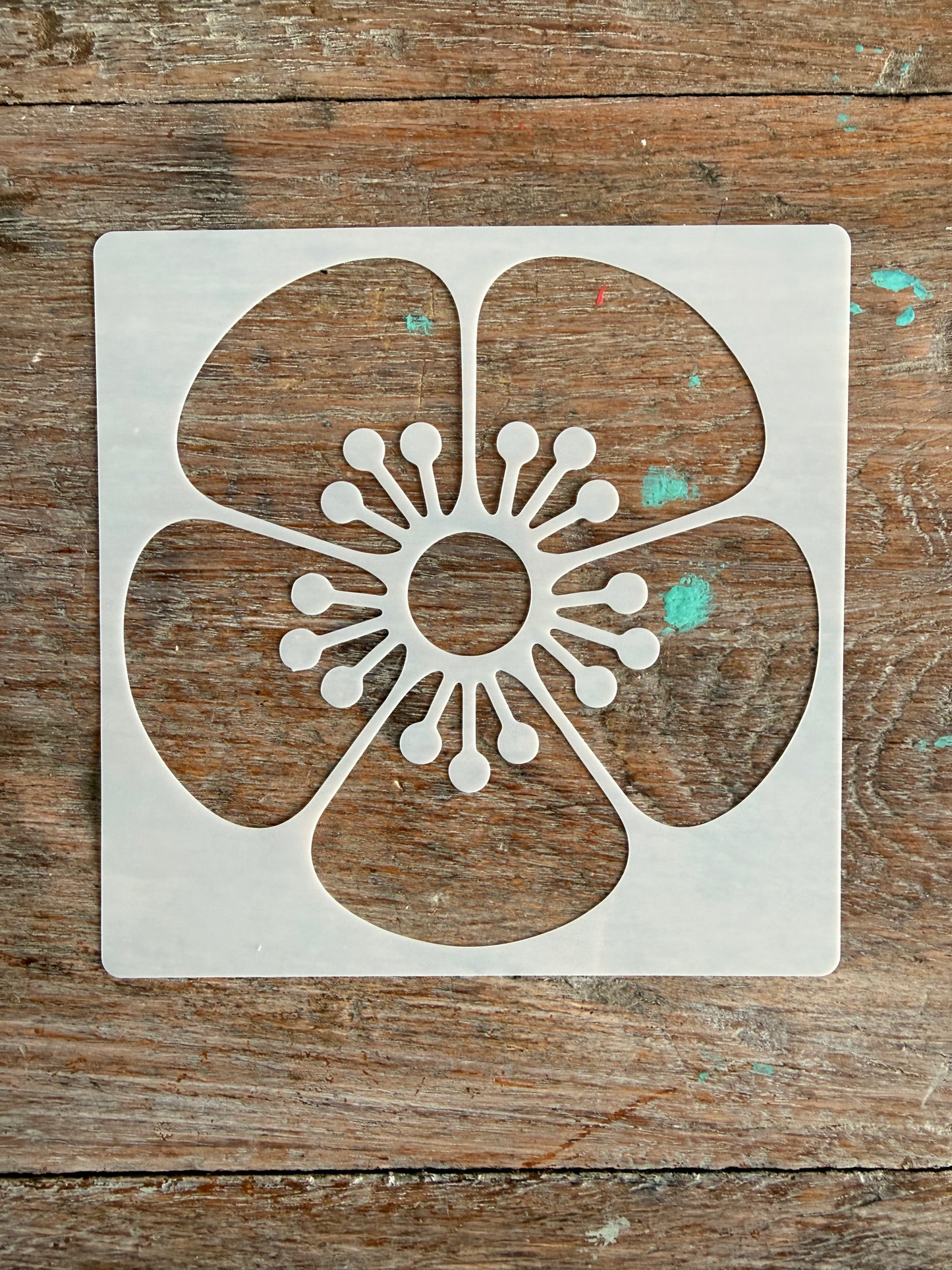 Stencil Hibiscus