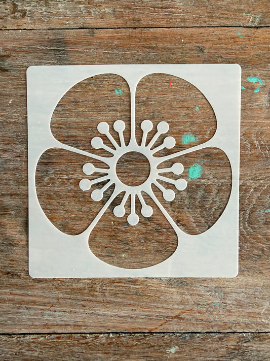 Stencil Hibiscus
