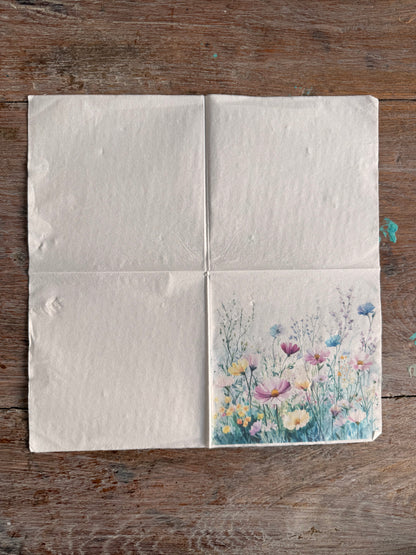 Napkin-Pastel Meadows