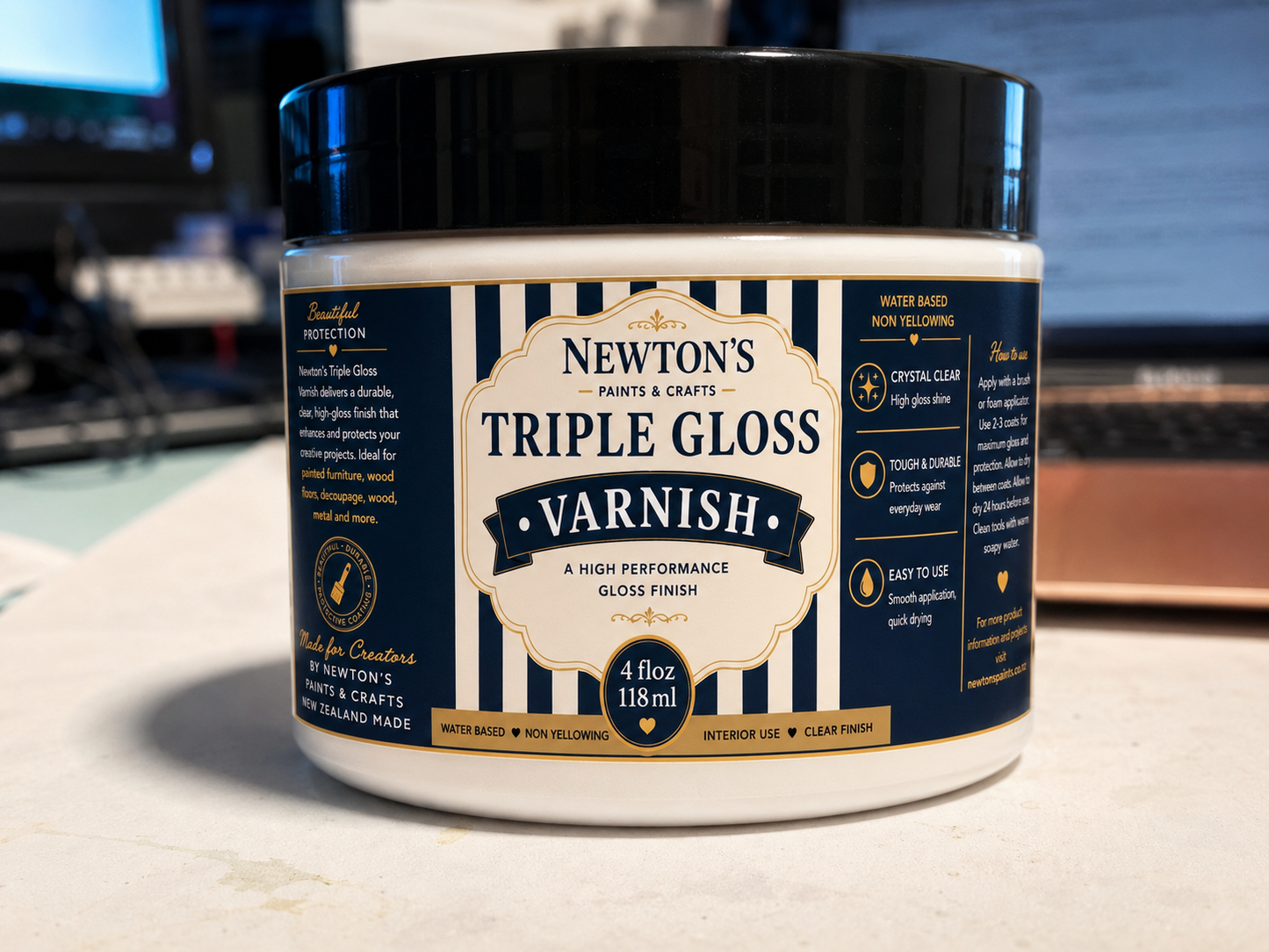 Newton's Triple Gloss Varnish – Made in NZ