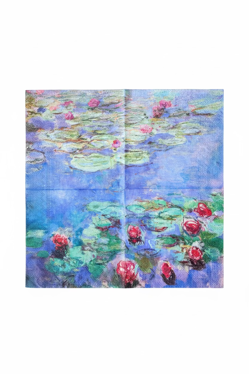 Napkin-Monet’s Waterlillies