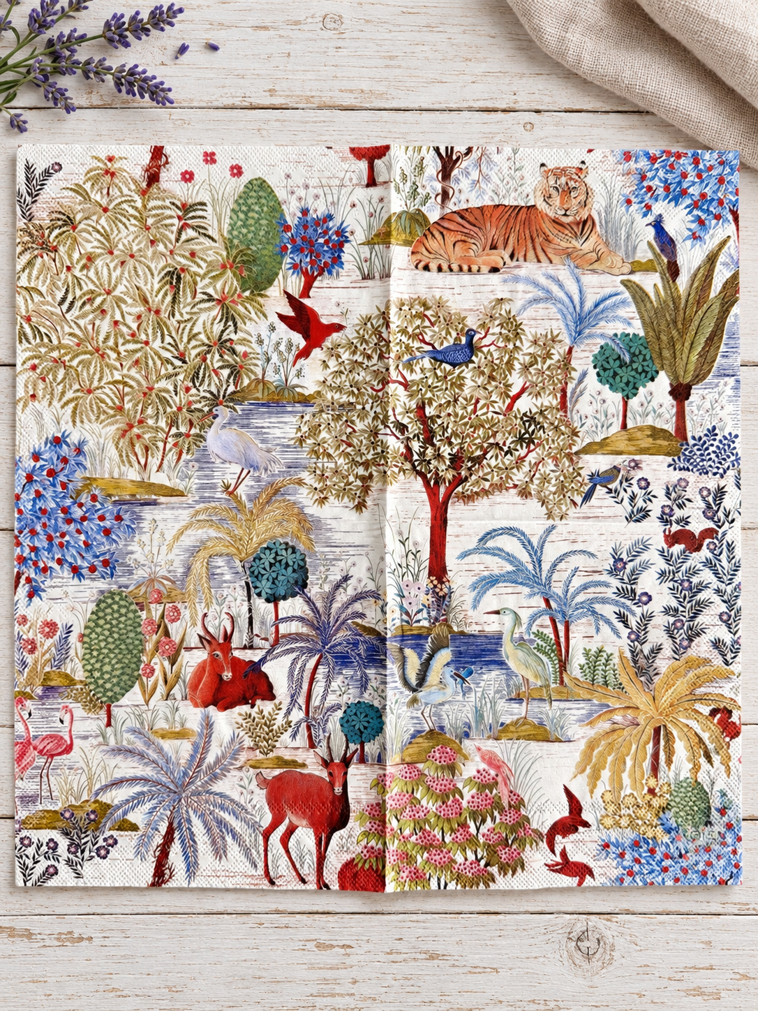 Napkin- The Wild Garden-French Collection