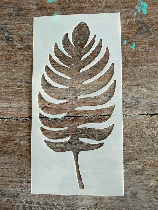 Stencil-Monsteria Leaf