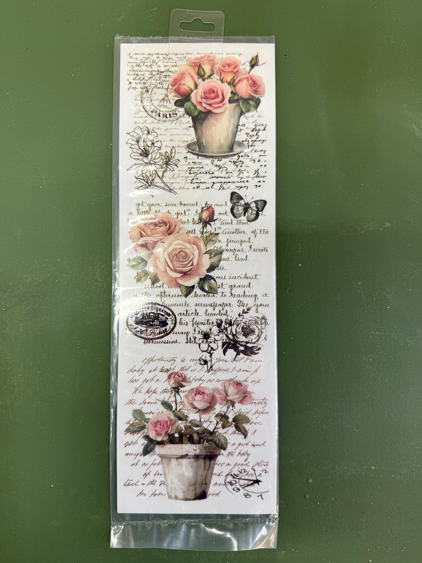 Transfer-2 pack Florals&Scripts-Pinks