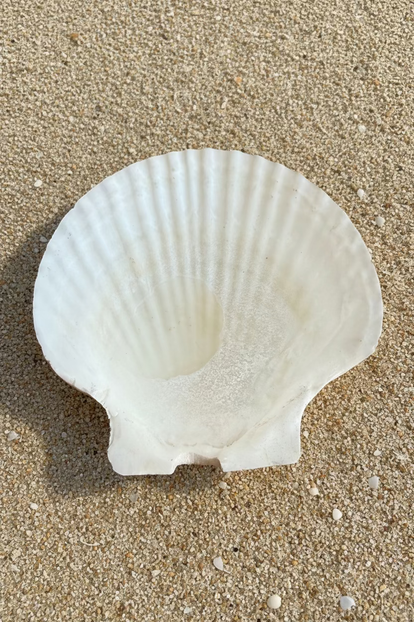 Scallop Shell Inlay Natural Scallop Shells 7cm - Decoupage & Craft Supplies NZ | Newton's ...