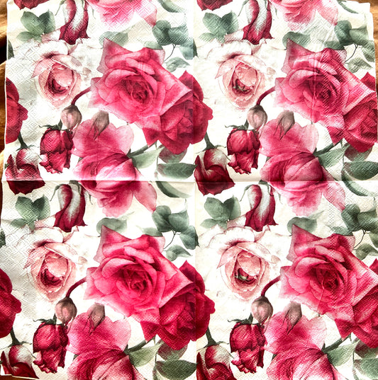 Napkin-Rose Delight