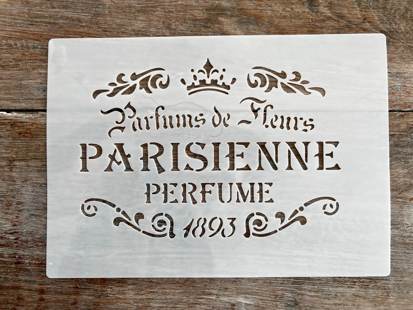 Stencil-Parisienne Perfume