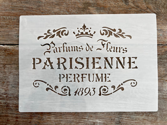 Stencil-Parisienne Perfume