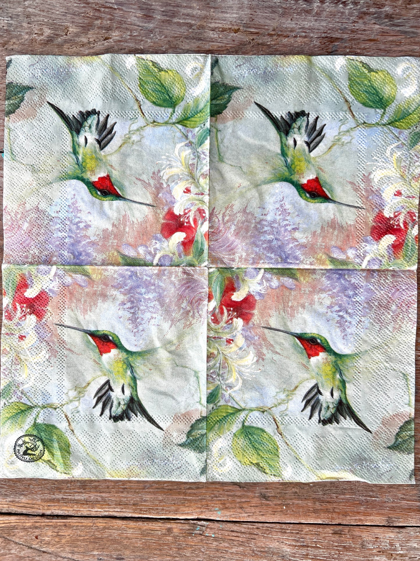 Napkin Tissue-Hummingbird dreams