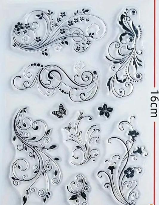 Stamps-Pretty Scrolls