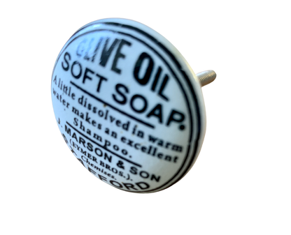 Vintage Knob-Olive Oil Soft soap 1 left!